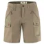 Fjallraven Nikka Shorts Curved Womens in Suede Brown